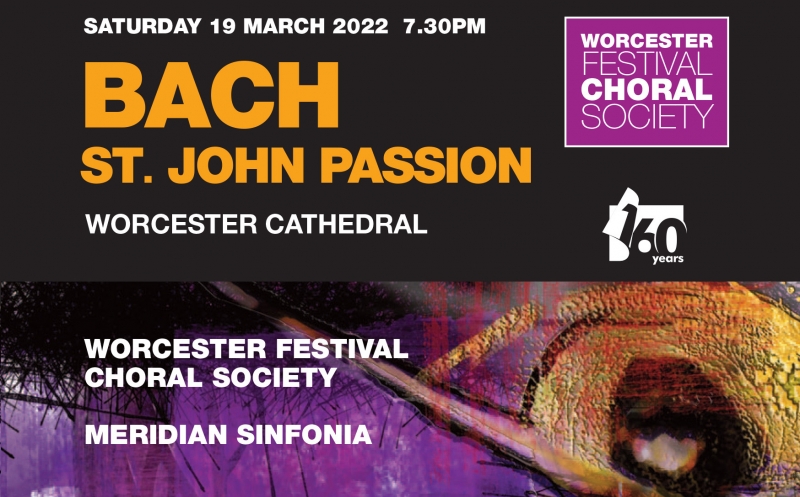 Bach St John Passion concert - 19 March